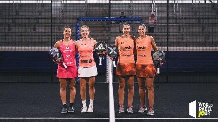 Mapi y Majo Sánchez Alayeto, antes de iniciar su partido de cuartos este viernes. Foto: World Padel Tour