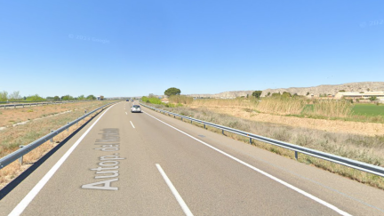 El suceso ha ocurrido en la AP-2. | Google Maps