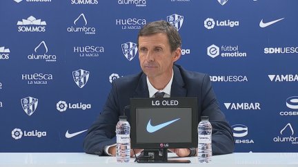 El Cuco Ziganda durante la rueda de prensa.