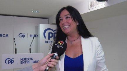 Lorena Orduna, candidata a la alcaldía de Huesca por el PP.