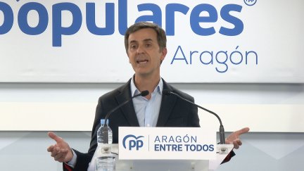El secretario de organización del PP en Aragón, Pedro Navarro.