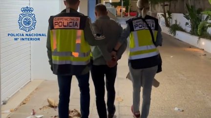 Detención de uno de los integrantes de la banda criminal. / Policía Nacional