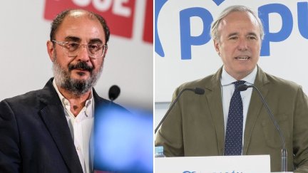 Javier Lambán y Jorge Azcón. / Archivo