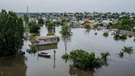 Zona inundada en la ribera del Dniéper/ George Ivanchenko (EFE)