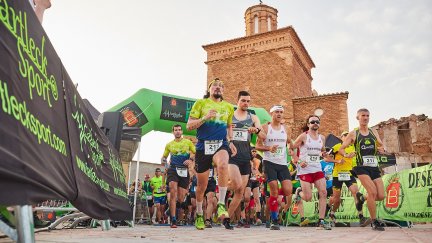 Imagen de una edición anterior de la Desértica Olivera de Belchite.