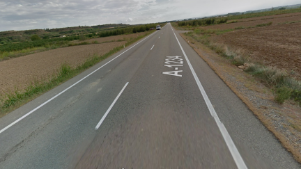 Carretera A-1234 en la zona donde ha ocurrido el siniestro. / Google Maps