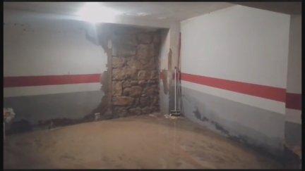 Imágenes del garaje, minutos antes del colapso del edificio.