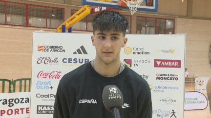 Lucas Langarita atiende a Aragón Deporte.