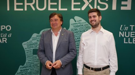 Tomás Guitarte y Diego Loras. | Teruel Existe