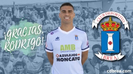 Rodrigo Tapia abandona el CD Brea.