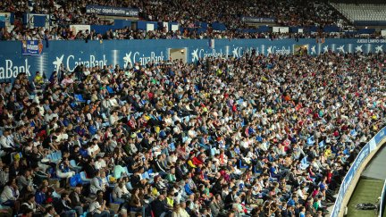 El estadio de La Romareda durante un encuentro.