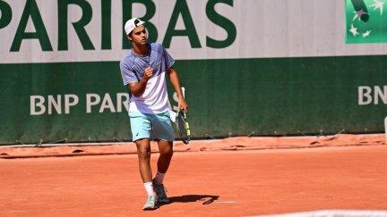 Alejo Sánchez, durante su reciente participación en Roland Garros.