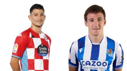 Miguel Loureiro (izquierda) e Iker Kortajarena serán las primeras caras nuevas de la SD Huesca.