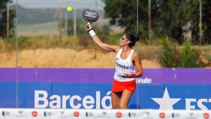 Lance del partido. Foto: World Padel Tour