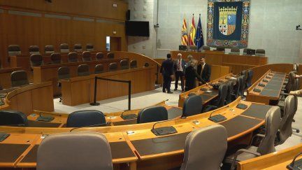 Hemiciclo de las Cortes de Aragón.