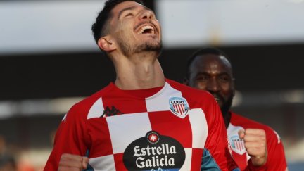 Miguel Loureiro, en un partido con el Lugo la pasada temporada.