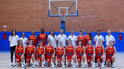 Una imagen de la selección femenina U19 en Alcañiz.