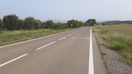 El accidente se produjo en el kilómetro 9.3 de la TE-V-6014, en el término municipal de Villaespesa. / Google Maps
