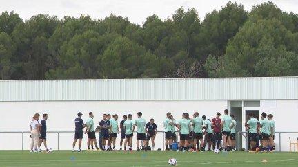 La SD Huesca ha realizado este jueves su primera sesión de la pretemporada.