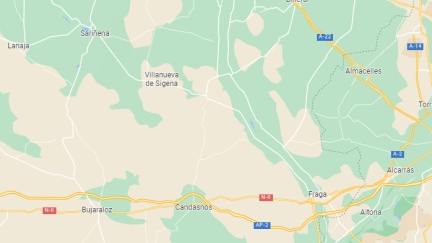 En total, ya son doce las víctimas de accidentes de tráfico en lo que va de año en la provincia de Huesca. / Google Maps