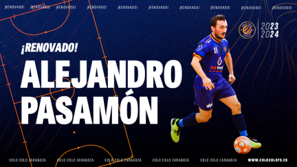 Alejandro Pasamón renueva con el Full Energía Zaragoza.