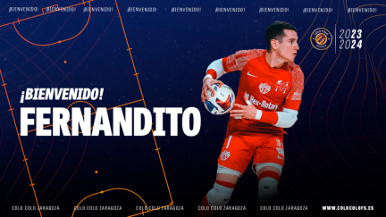 Fernando Fort, nuevo guardameta del Full Energía Zaragoza.
