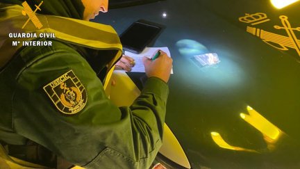 La investigación sigue abierta para localizar al otro implicado en el suceso. / Guardia Civil