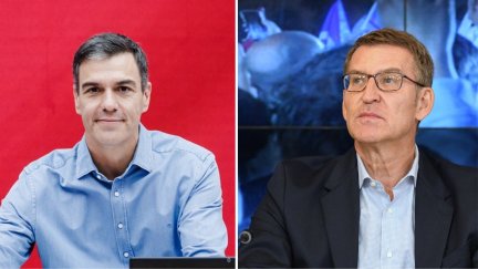 Pedro Sánchez y Alberto Núñez Feijóo.