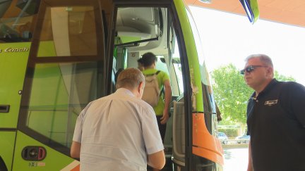 El trayecto entre Zaragoza y Huesca se realizará íntegramente en autobuses. / Aragón TV