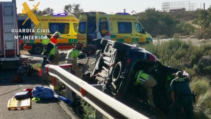 Los equipos de emergencia, en el lugar del siniestro. | Guardia Civil