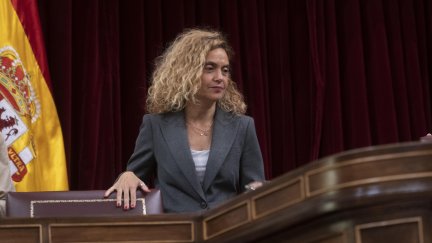 Meritxell Batet, en el Congreso. / Europa Press