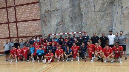 El Bada Huesca disputo su primer partido de pretemporada ante el Cherbourg francés.