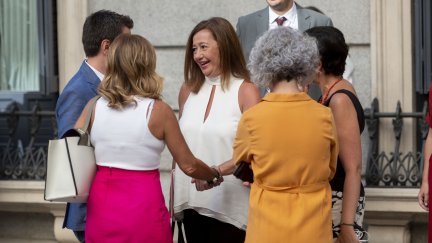 La diputada y expresidenta balear Francina Armengol este jueves en el Congreso. / Europa Press