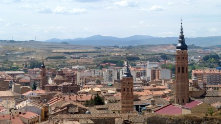 Imagen panorámica de Calatayud. / Canva