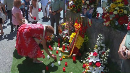El homenaje ha tenido lugar en la plaza del Valle de Tena de Sallent de Gállego.