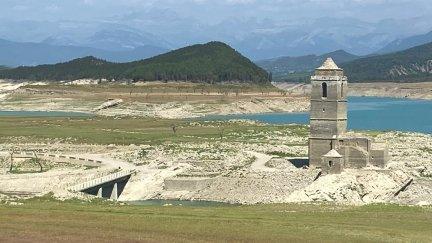 Los embalses aragoneses, como el de Mediano, se encuentran en una situación complicada.