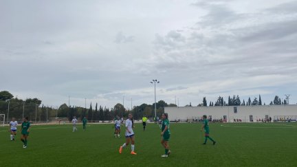 Una imagen del I Torneo CDM Mudéjar disputado este sábado.