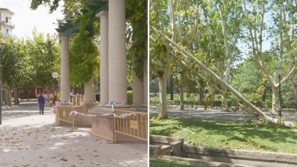 El parque Miguel Servet de Huesca seguirá cerrado y Zaragoza reabre esta tarde sus zonas verdes.