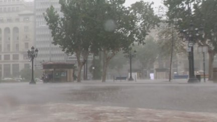 Las abundantes precipitaciones con tormenta han regado todo el país.