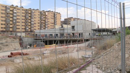 Obras del colegio Ana María Navales de Zaragoza.