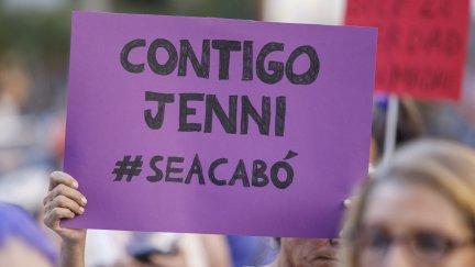 Pancarta de apoyo a Jenni Hermoso. / Europa Press
