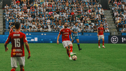 Lance del partido en Riazor. Foto: CD Teruel