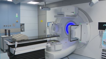 Imagen del acelerador ubicado en el hospital Clínico de Zaragoza