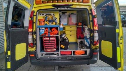 Interior de una ambulancia. / Europa Press