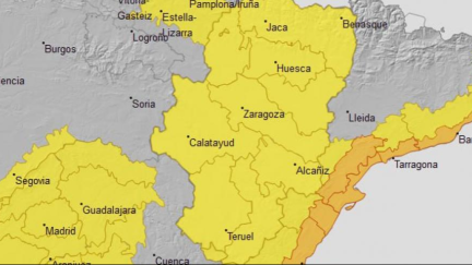 La Aemet ha lanzado un aviso de nivel amarillo por lluvias y tormentas para este viernes en toda la Comunidad.