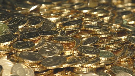 Fabricación de monedas de euros en la Fábrica Nacional de Moneda y Timbre. / Banco de España.
