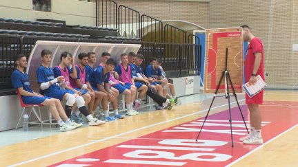 Imagen de un entrenamiento del Sala 10. Foto: Aragón Deporte