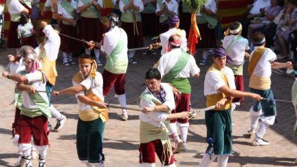 Imagen de archivo del dance de Lanaja. / Ayuntamiento de Lanaja