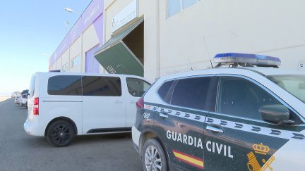 Los agentes de la Guardia Civil han desarrollado esta operación en el polígono Centrovía de La Muela (Zaragoza)