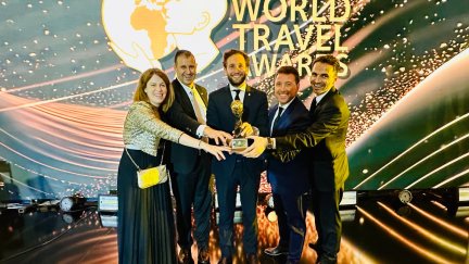 La delegación de la DPH recoge el premio en la gala celebrada en Batumi (Georgia)